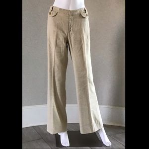 Banana Republic Light Tan Martin Stretch Pants, 8